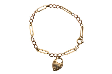 Heart Lock Vintage Bracelet