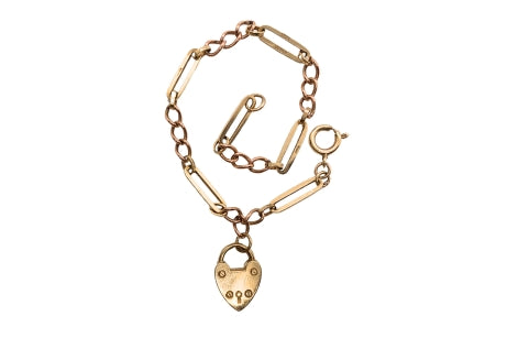 Heart Lock Vintage Bracelet