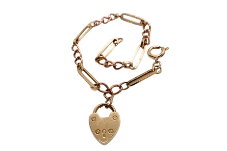 Heart Lock Vintage Bracelet