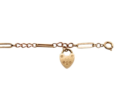 Heart Lock Vintage Bracelet