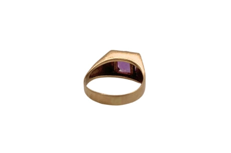 Amethyst Signet Ring