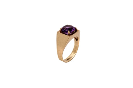 Amethyst Signet Ring