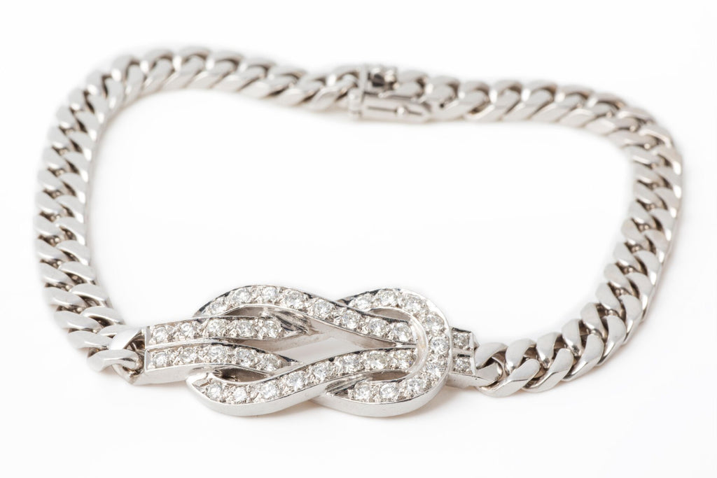 Nautical Knot Diamond Bracelet
